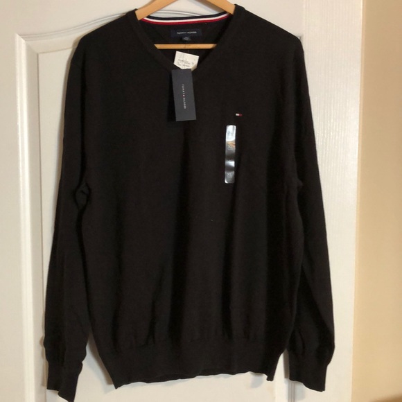 Tommy Hilfiger Other - New With Tag Black Tommy Hilfiger V-neck Sweater